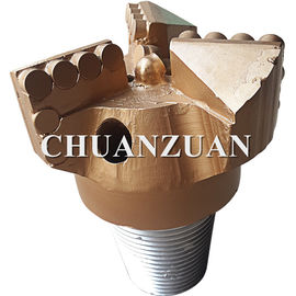 146MM PDC Kéo Bit 3 Lưỡi / Vàng PDC lõi bit Thiết bị khoan