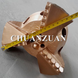 Độ thâm nhập cao 190MM PDC Rock Drill Bit 60 - 350 RPM Tốc độ với lưỡi dao không đối xứng