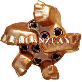 8 1/2 Inch PDC Drill Bit 5 Lưỡi thép Body Đối Hard Rock Drilling